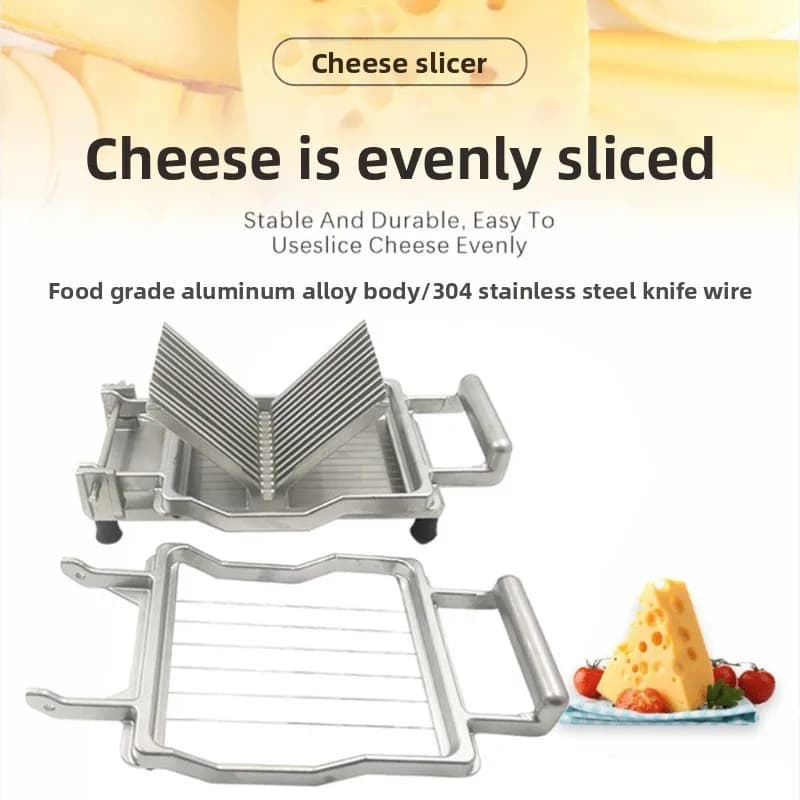 Multifunctional cheese commercial slicer, 304 stainless steel knife plate household kitchen food cutting tool