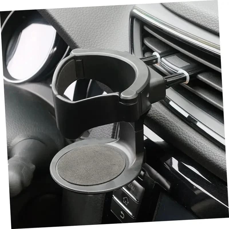 Universal Car Vent Cup Holder Anti-Spill Detachable Water Bottle Storage Rack for Air Conditioning Vent