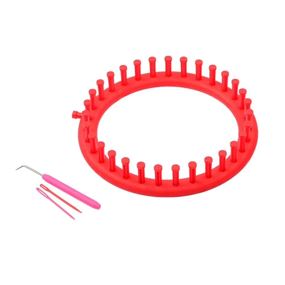 Round Knitting Loom DIY Durable Stitching Knitting Machine Self-woven Scarf Knitting Artifact Weaving Scarf Sweater Hat Shawl