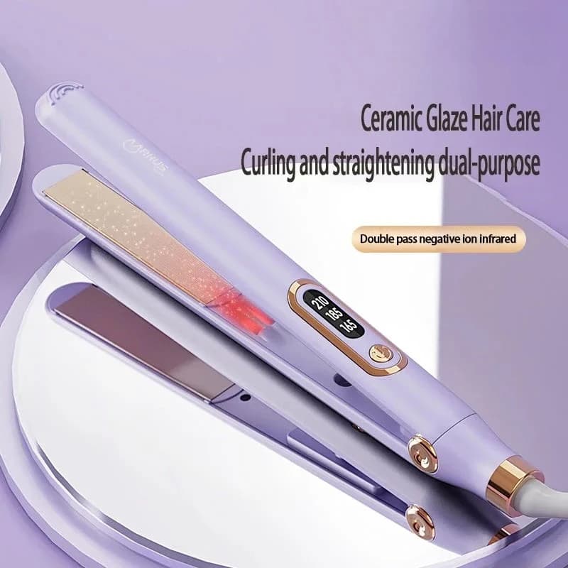 2 in 1 professional curing hair plate with negative ions essential oil for hair care tool for iron hairdresser Xiaomi