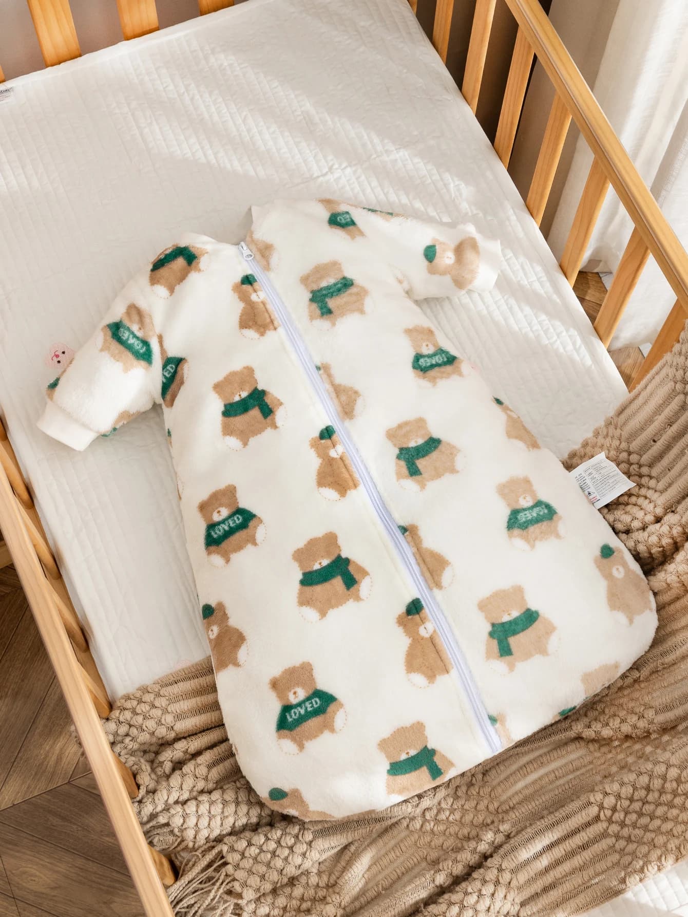 1 pezzo di fascia in flanella per bambini, ultra morbida e confortevole per l'autunno e l'inverno, coperta anti-spaltamento e anti-calcio, gilet per bambini con pile - sacco a pelo caldo per bambini, regalo per il bambino.