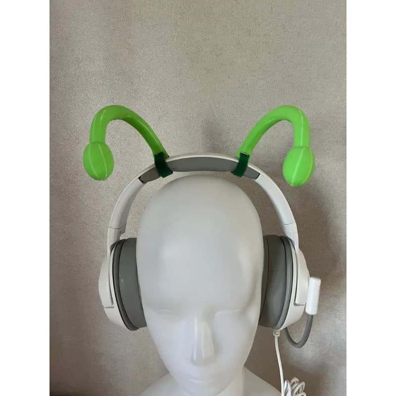 Alien antenna headphone accessories – Universal headphone topper for streamers, cosplayers and fun in science fiction games