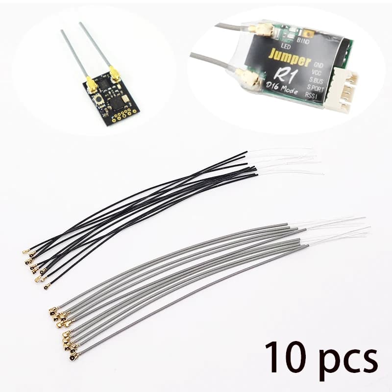 10 Pz 15 cm IPX4 / IPX1 Antenna Ricevitore XM / XM Plus R-XSR compatibile Per RC FPV Drone Frsky Jumper Parte del telecomando