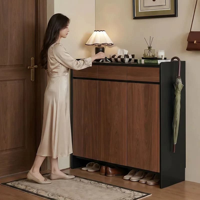 Organizer Cupboard Shoe Cabinet Storage Vertical Modern Designer Display Shoe Shelf Nordic Luxury Archivadores Home Furniture