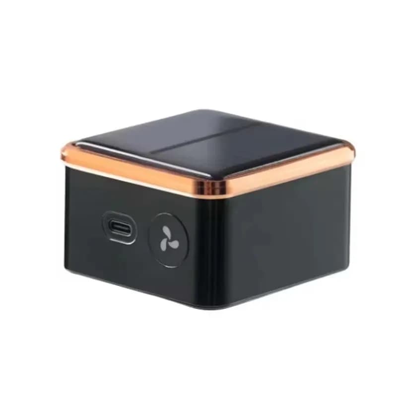 Purificatore d'Aria per Auto a Energia Solare, Depuratore USB con Ioni Negativi, Rimozione Odori e Fumo Passivo