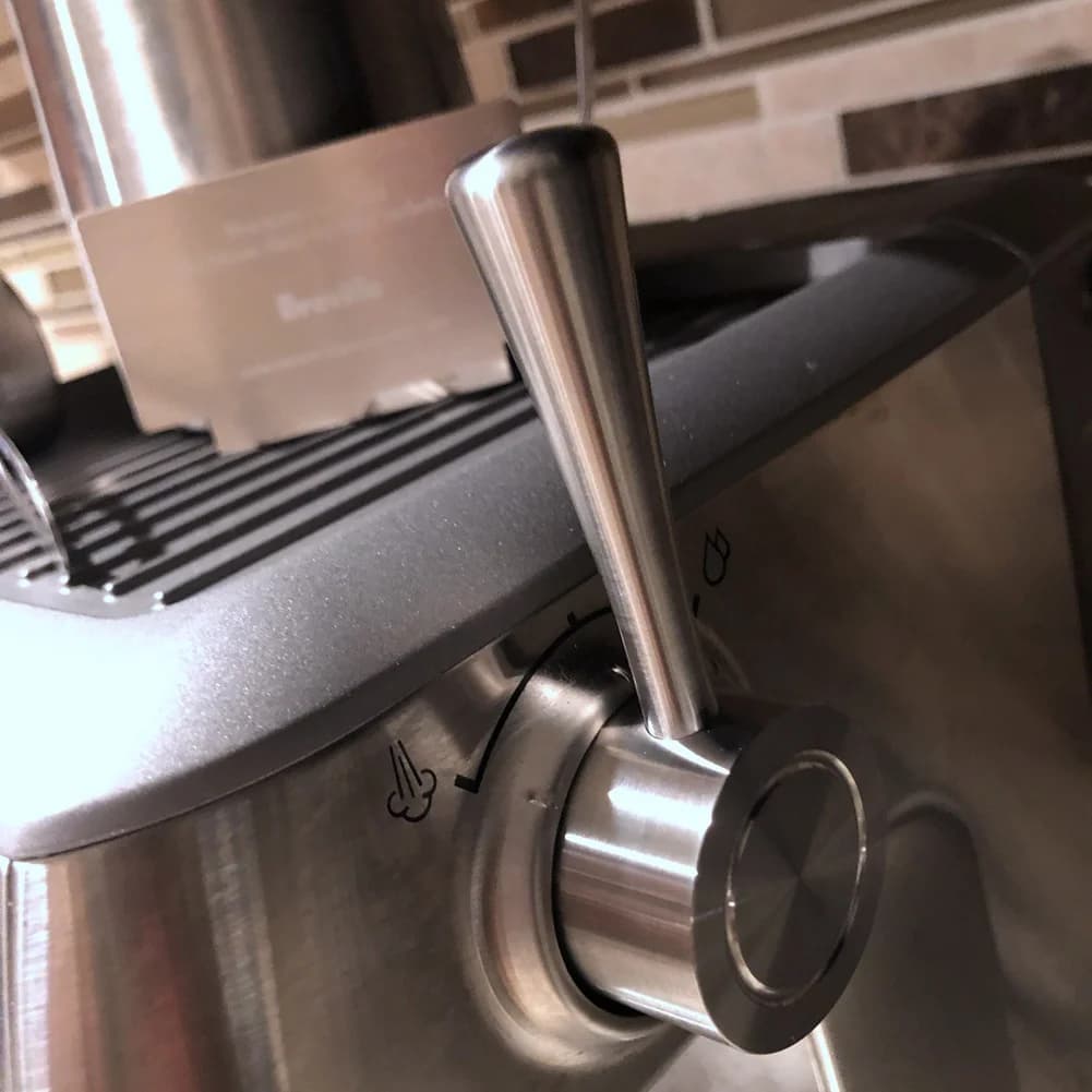 Leva del vapore di ricambio per macchine per caffè Espresso Breville adatta per Barista Express, infusore, Barista Pro