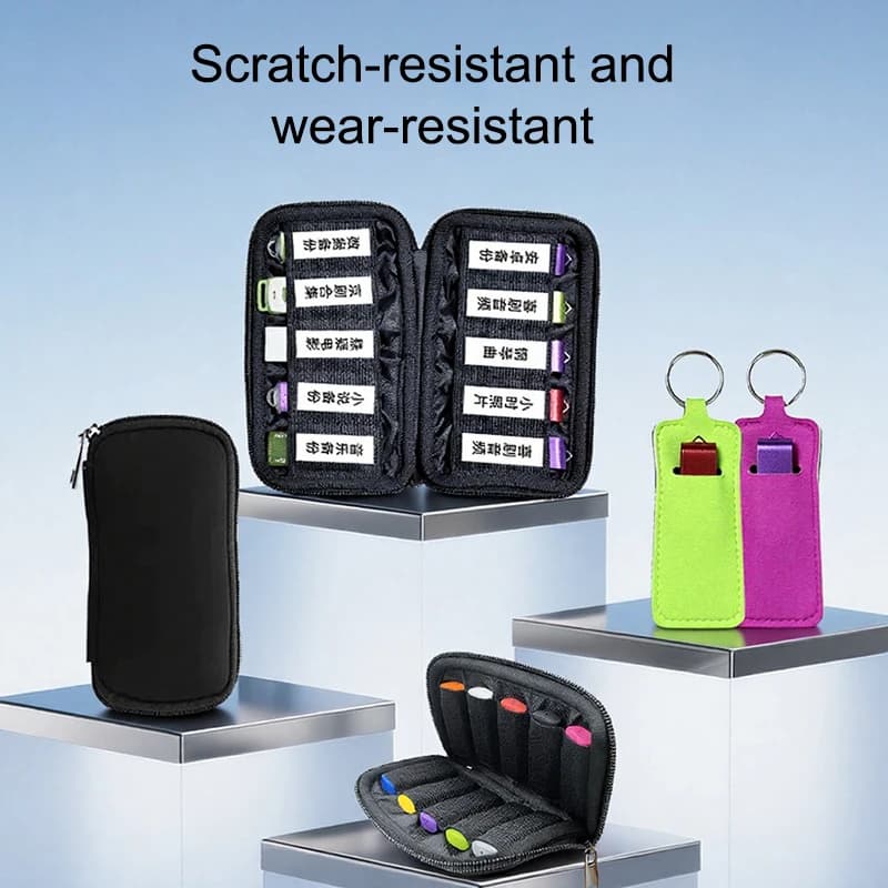 Organizer per chiavette USB, custodia per chiavette USB, custodia portaoggetti, borsa portaoggetti, accessori elettronici per chiavette USB