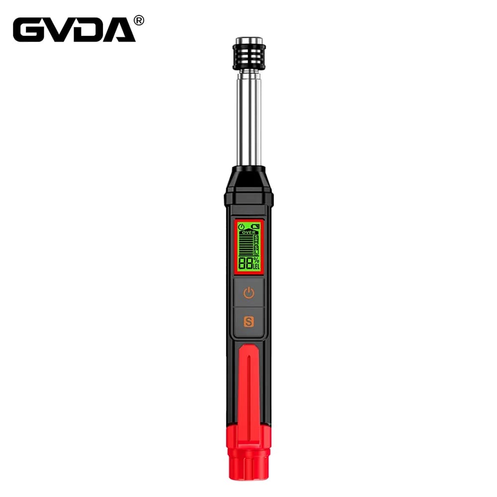 GVDA Digital Gas Leak Detector Natural LED Gas Meter Portable Combustible Gas Detector With Audible And Visual Alarm Gas Sniffer