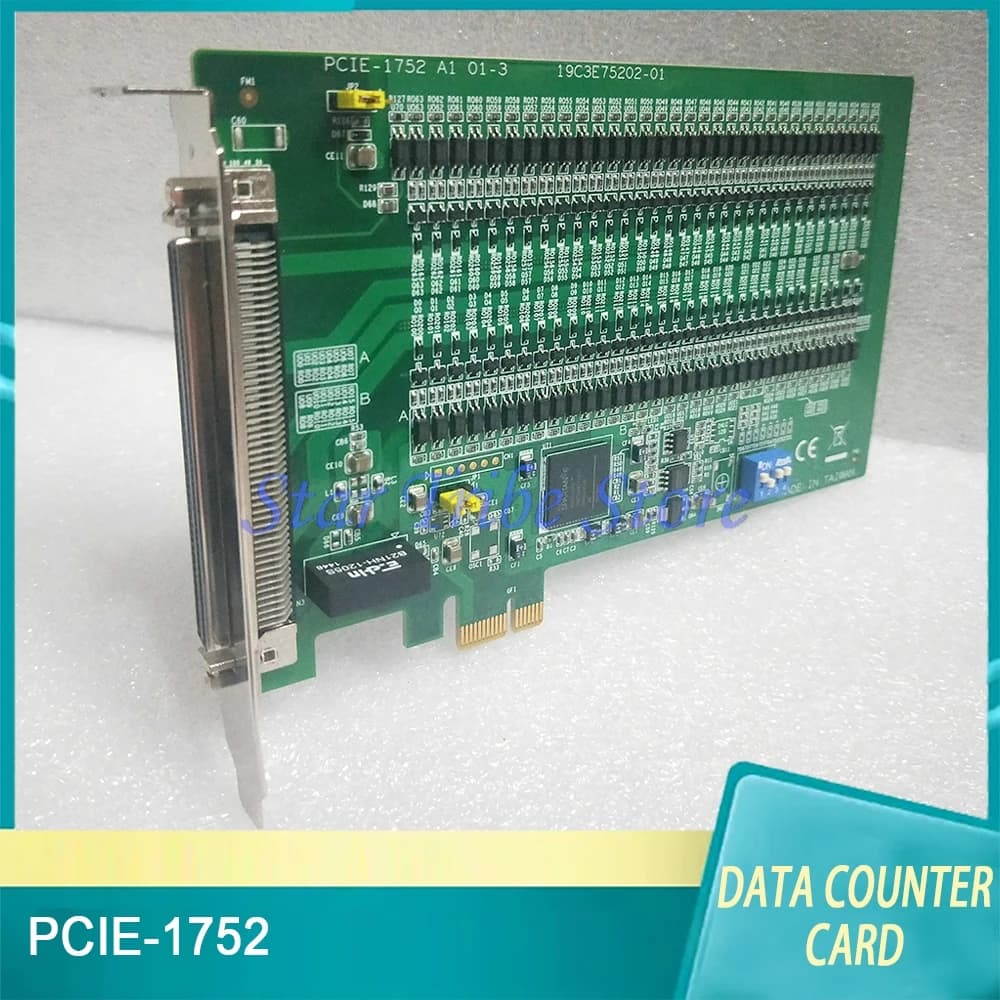 PCIE-1752 A1 01-3 Data Capture Card 64-Channel Isolated Digital Output IO Card