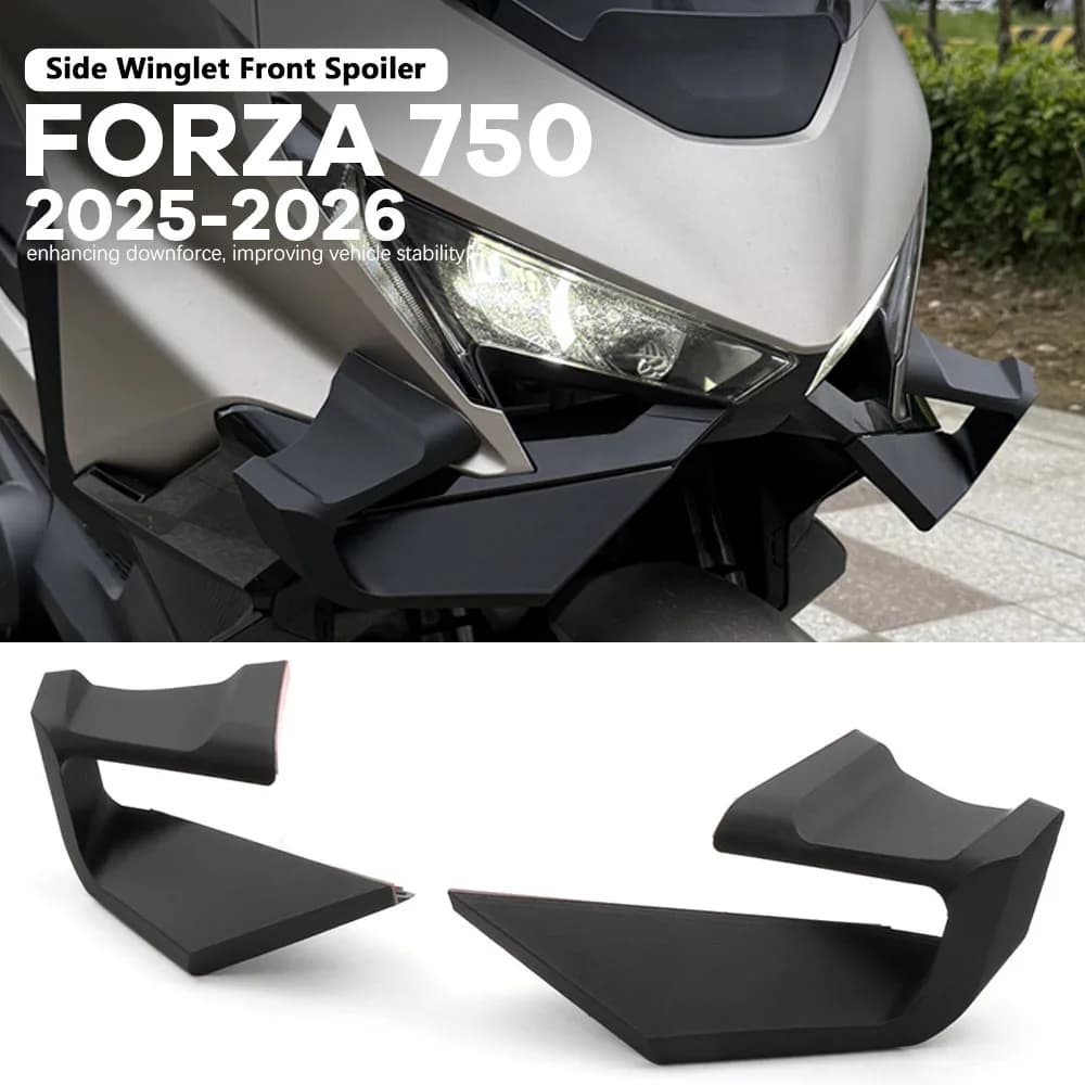 Motorcycle Side Winglet Front Spoiler Wing Fairing Fixed Lower lip Wing Aerodynamic For HONDA FORZA 750 Forza750 2025 2026-