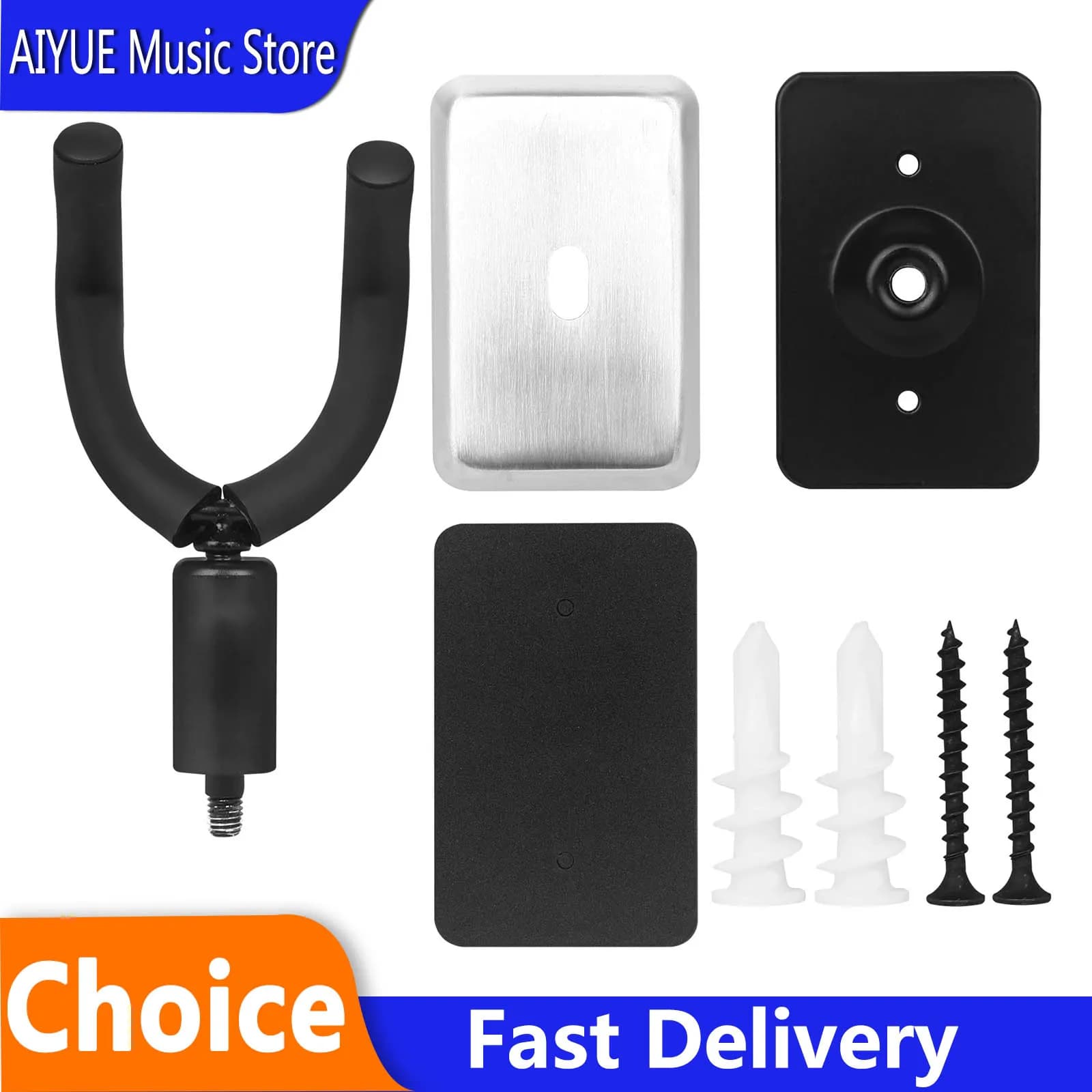 Guitar Hooks Metal Rubber Tube Stainless Steel Suitable For Guitar Violin Bass Ukulele Instruments Strings Instrument Parts
