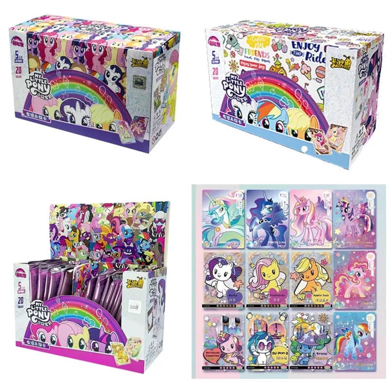 KAYOU Original My Little Pony Cards Rainbow Bag 40th Anniversary Limited Friendship Eternal Card Rare SC SGR Cards Toy