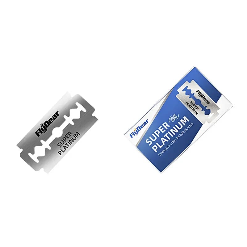 10-100 double cut beard blades for man, professional barber shaver, shaving tool and beard finishing