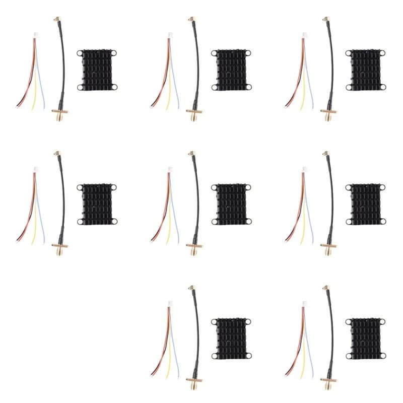 AT12 8X 5.8G 2W 1.6W VTX 5.8G 2000Mw NTSC/PAL FPV Audio Video Transmitter For FPV Long Range RC Drone