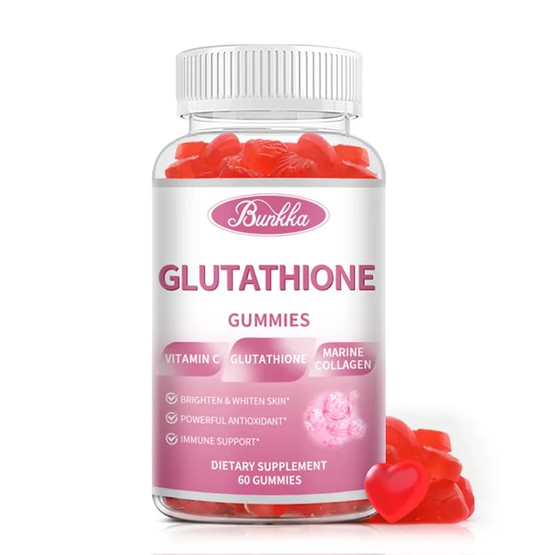 Glutatione Gummies Anti-Aging Whitening Gummies Skin Glow vitamine Gummies Beauty Health Supplement Original Gummy 60 pz/bottiglia