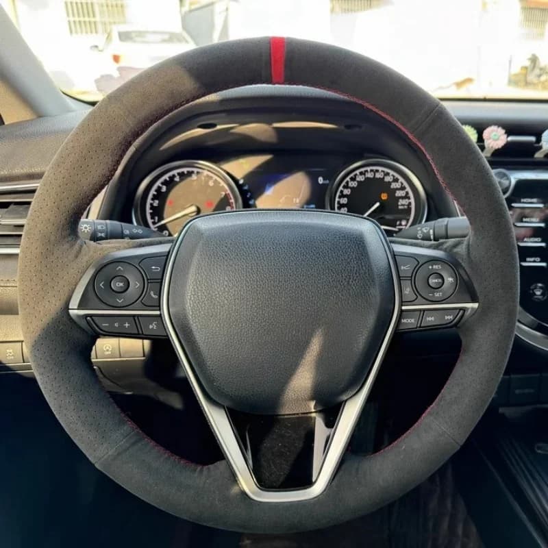 Comfortable Suede Car Seat Cover for Toyota Avalon Camry Crown Corolla 2018-2022 RAV4 Interior Car Accessories