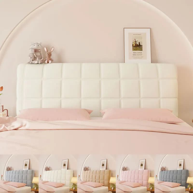 Velvet warm bed headboard cover, soft package thickened, diffused bed back, universal anti-corrosion cover for headboard