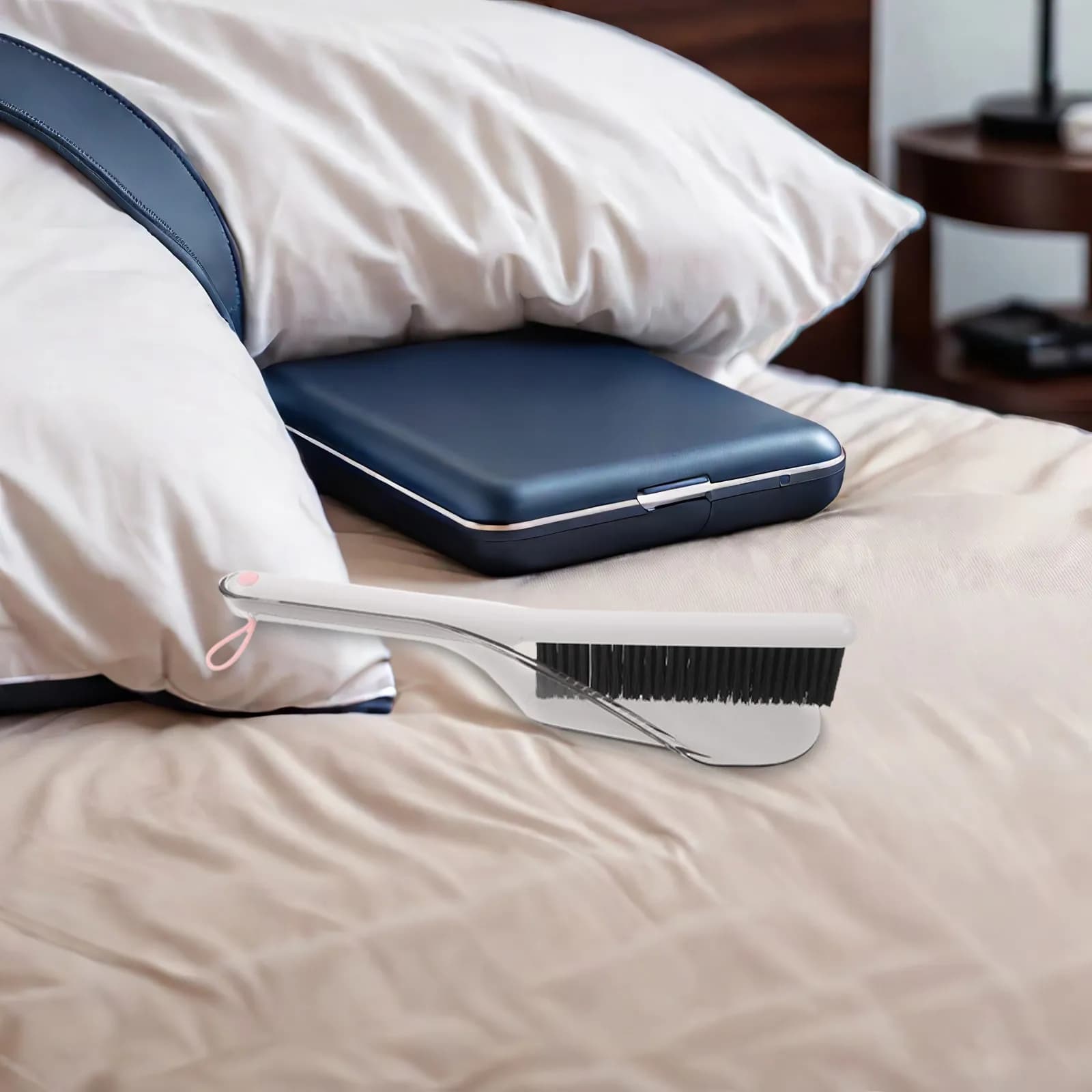 1Set Mattress Lifter Bed Maker Tool 2-in-1 Sweeper Brush for Dust Removal Changing Sheets Seniors Friendly Ergonomic Grip