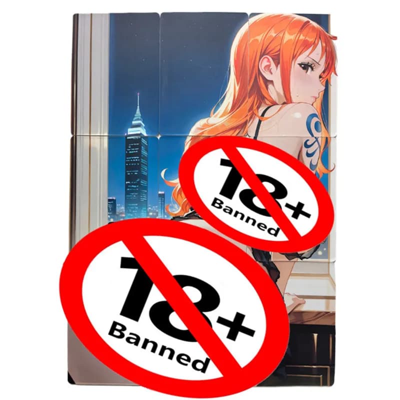 9 pz/set Anime Carte Sexy One Piece Nami Dea Carte Nude Giochi Per Adulti ACG 18+ Collezione di Comici Carte Giochi Giocattoli Regali