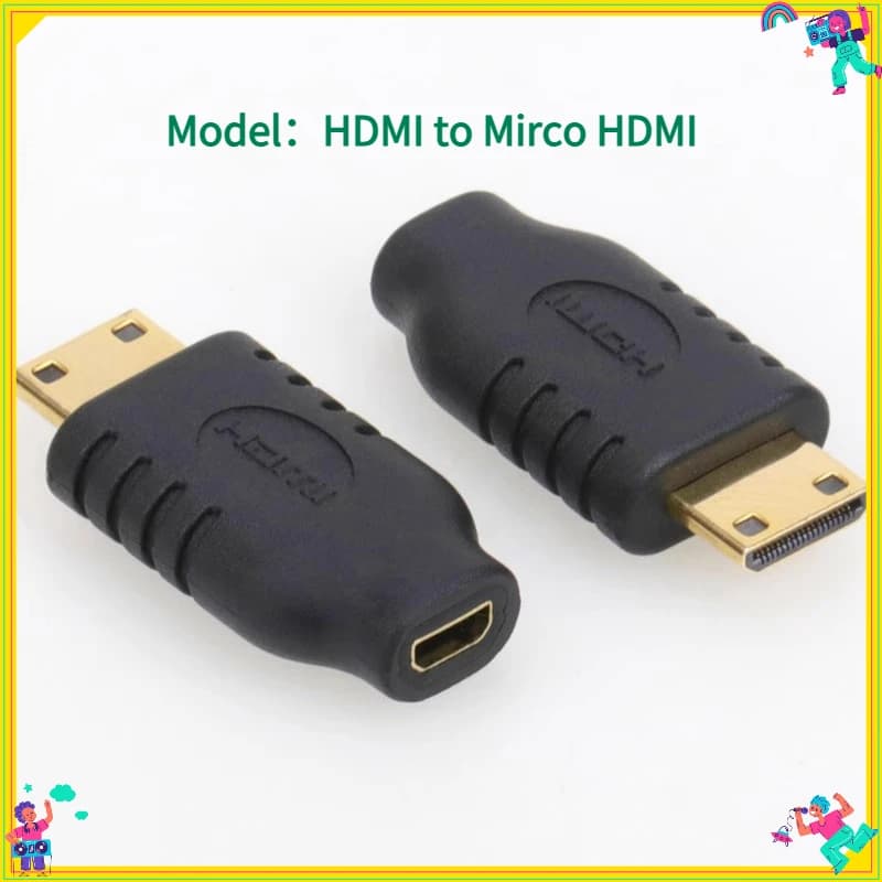 1 pz cavo adattatore Mini HDMI a Micro HDMI convertitore maschio-femmina per dispositivi mobili adattatore HDMI a maschio D per connessione TV
