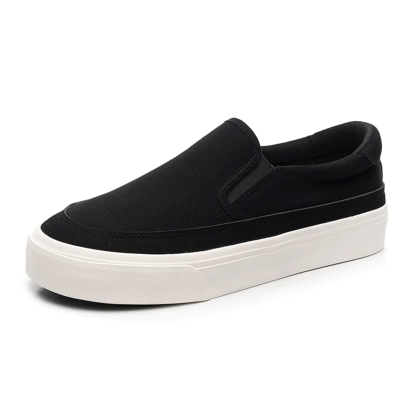 New Spring / Autumn Slip-on Korean Style Large-toe Lazy Shoes Sneakers Casual Rubber Sole Men's Shoes Zapatos De Hombre