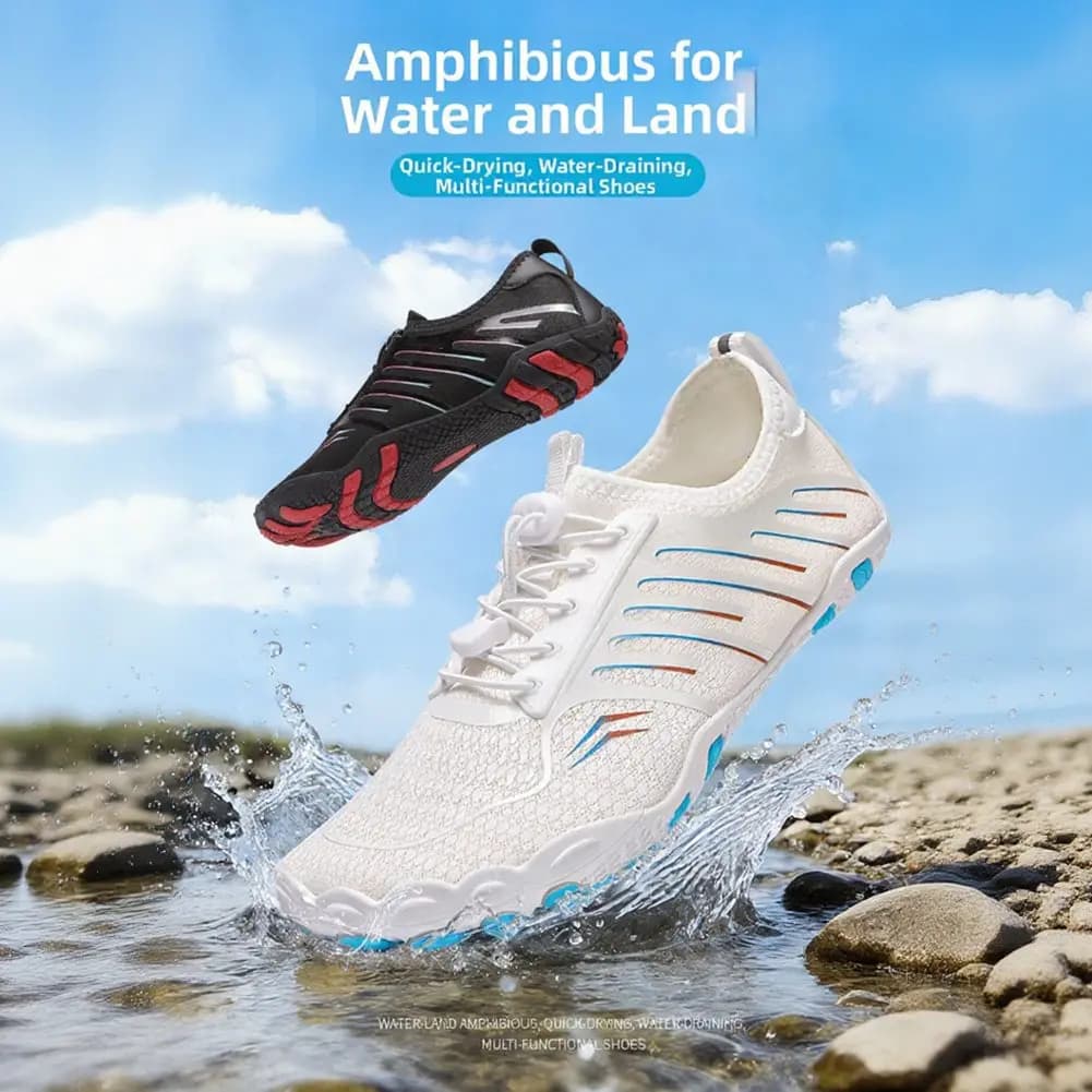 For Outdoor Amphibious Sports Quick Dry Hiking Shoes Lightweight Quick Drying Water Shoes Snorkeling Polyester Upper