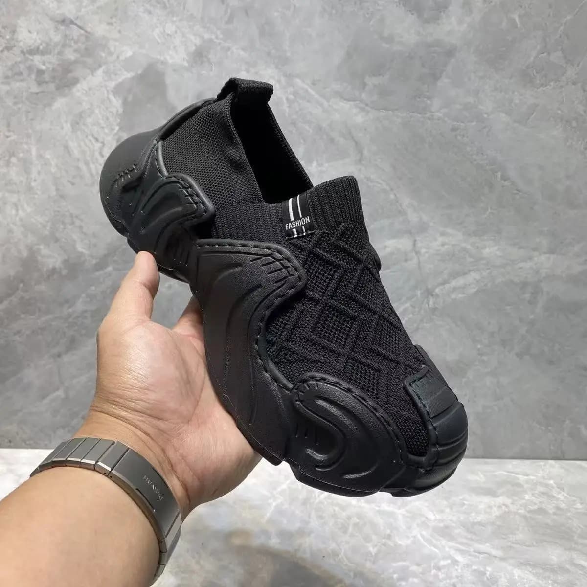 Nuove Scarpe da Uomo per Estate e Autunno, Stile Coreano, Traspiranti e Resistenti all'Usura, Calzini in Rete Intrecciata, Scarpe da Viaggio per Uomo