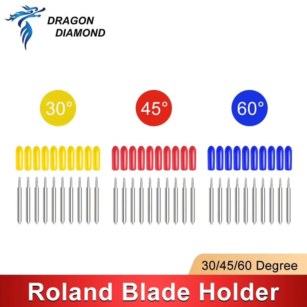 Roland Cutting Plotter Blade 30/45/60 Degree/ 1PC Roland Vinyl Plotter Cutter Blade Holder High Quality