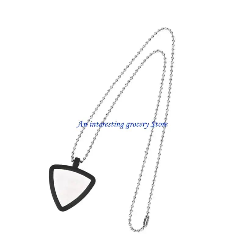 Porta plettri per chitarra in silicone 652D, collana porta plettri a forma cuore, per basso