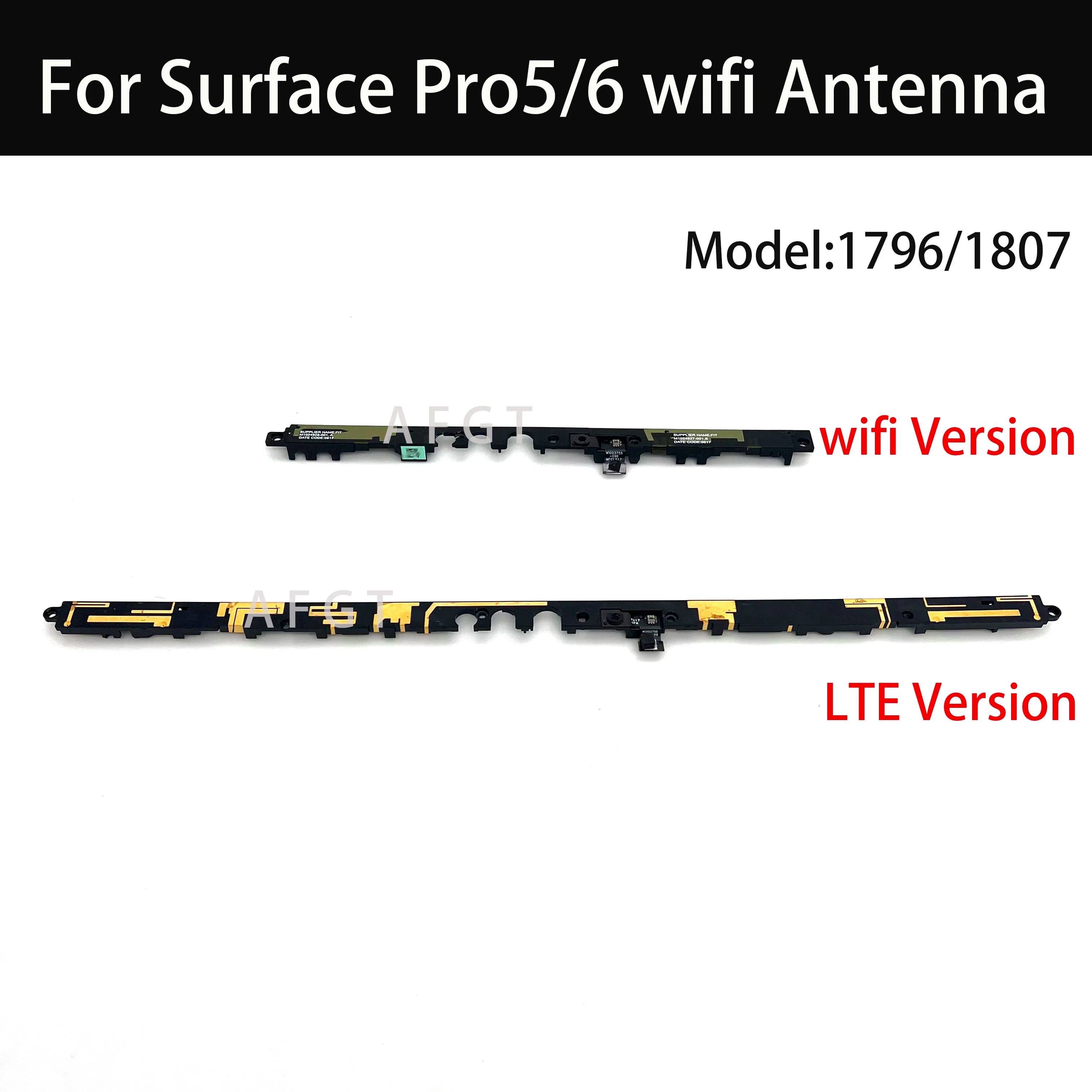 Original Wi-Fi Antenna For Microsoft Surface Pro5 Pro6 1796 1807 WiFi Signal Reception Antenna Bluetooth WiFi LET Version