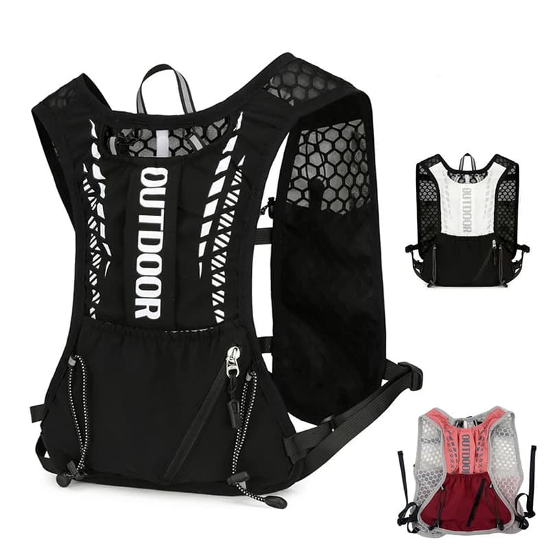Running vest with sack Hydrating, Lightweight and Breathable, Sporty backpack for cycling, Hydrating vest for men and women, for Camping and Hiking