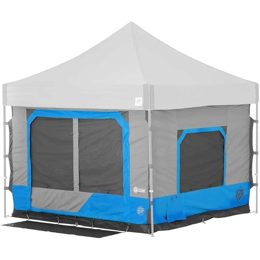 Cubo da Campeggio Compatto 6.4: Trasforma una Gamba Dritta di 3 Metri in Tenda (Ricovero Non Incluso), Resistente agli Schizzi