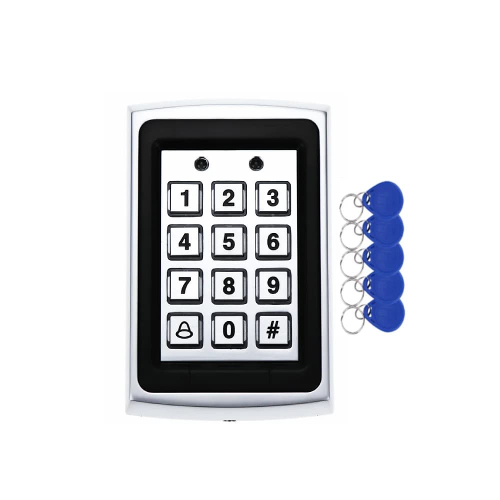 Sistema di controllo accessi in metallo Lettore di schede RFID Scheda di sblocco password per sistema campanello video