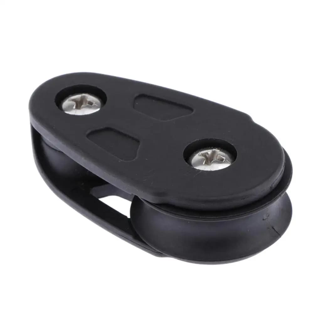 Carrello per Ancora con Puleggia in Nylon Marino, Blocco a Rullo Efficiente per Gestione Corde Kayak, Canoa, Barca