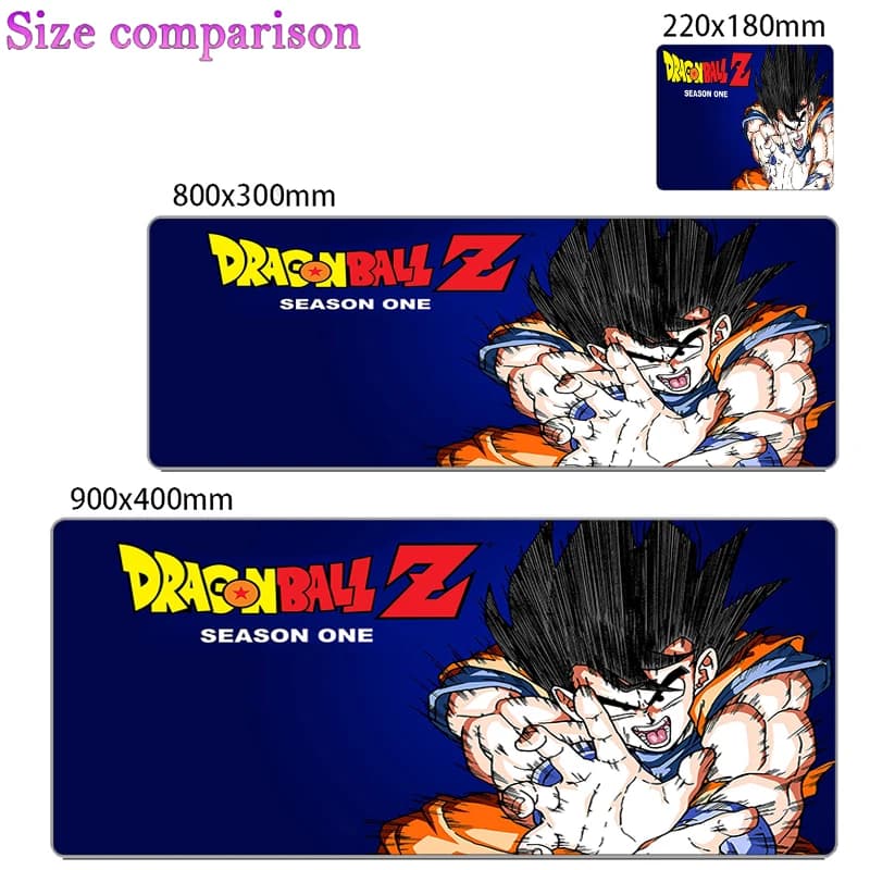 Tappetino per Mouse DBZ Dragon Ball Z, Decorazione per Gamer, Tappetino da Scrivania XXL, Accessori per Gaming, Tappetino Varmilo, Tappetino per Tastiera