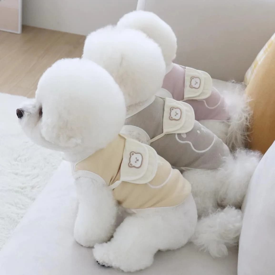 Ins Cute Mini Pet piccolo zaino borsa per cani foto con decorazione puntelli Pet Self zaino Storage sacchetto della spazzatura accessori per auto