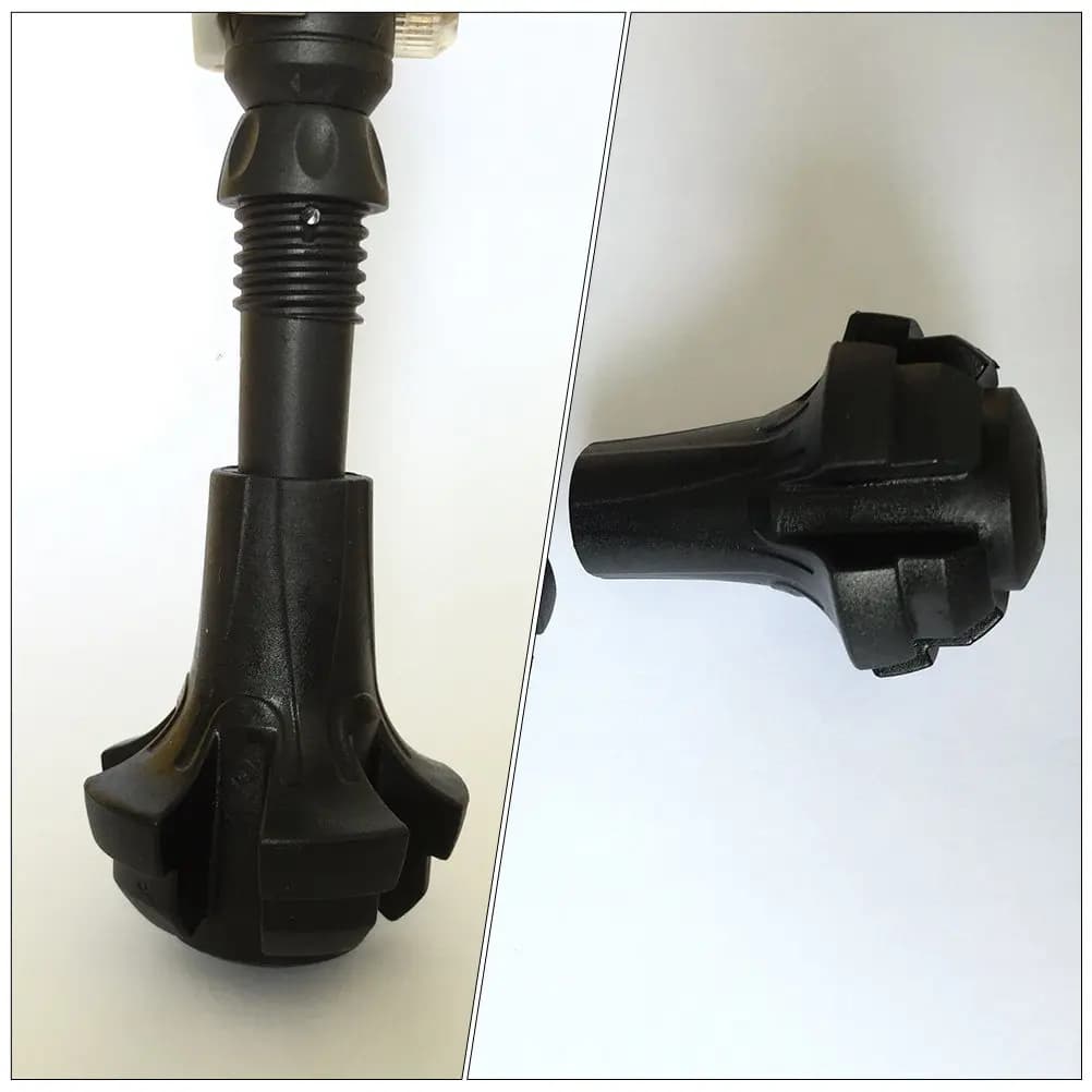 4 Pezzi Protezioni Rotonde Antiscivolo per Bastoni da Trekking, Coperture Spesse per Bastoni da Escursionismo, Attrezzatura da Arrampicata, Accessori per Trekking Outdoor