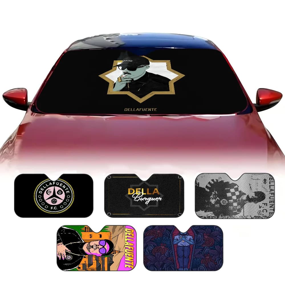 Dellafuente Parasole per auto Copertura Protezione anti-UV Parasole per finestrino per auto Parabrezza pieghevole Accessori per parasole