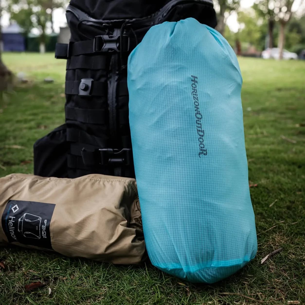 [HODRGEAR] Sacca Portaoggetti Ultraleggera Ultra-SIL Ripstop Resistente all'Acqua con Coulisse per Viaggi, Escursioni e Backpacking
