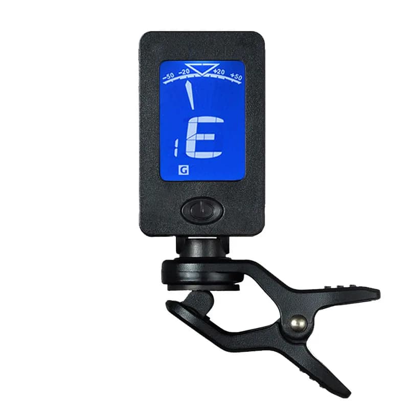 Display Lcd accordatore per chitarra sintonizzatore digitale a Clip per Ukulele elettrico basso violino universale girevole a 360 gradi sensibile