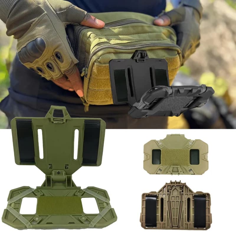 Tactical MOLLE Phone Holder, Folding Navigation Board, Cellphone Hold Gear, Airsoft Hunting Vest Accessories