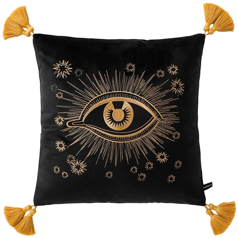 Tigre Jacquard Embroidered Eyes Shooting pillow lining for luxury modern sofa for living room
