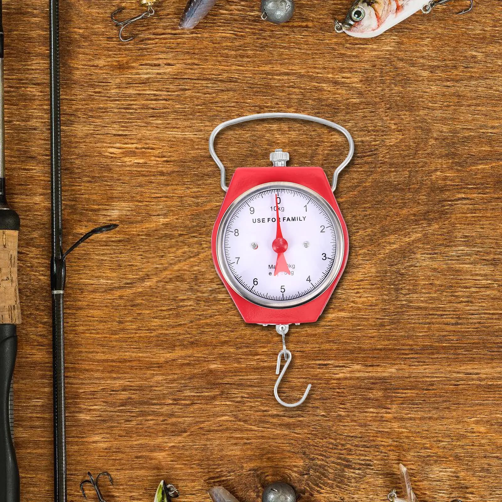 Bilancia a Molla Meccanica Compatta Portatile per Bagagli, Viaggi, Pesca, Cucina, Valigie e Pesatura di Frutta