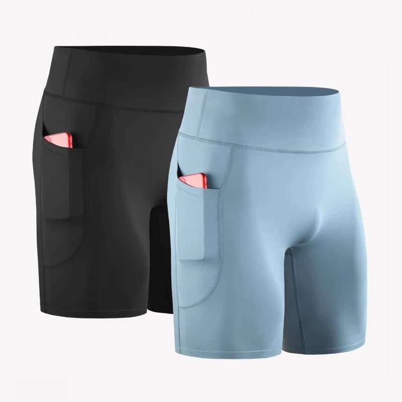 Compression Shorts Men Quick Dry Bodybuilding Tights Shorts Fitness Leggings Elastic Waist Sport Bottoms Gym Running Shorts Men