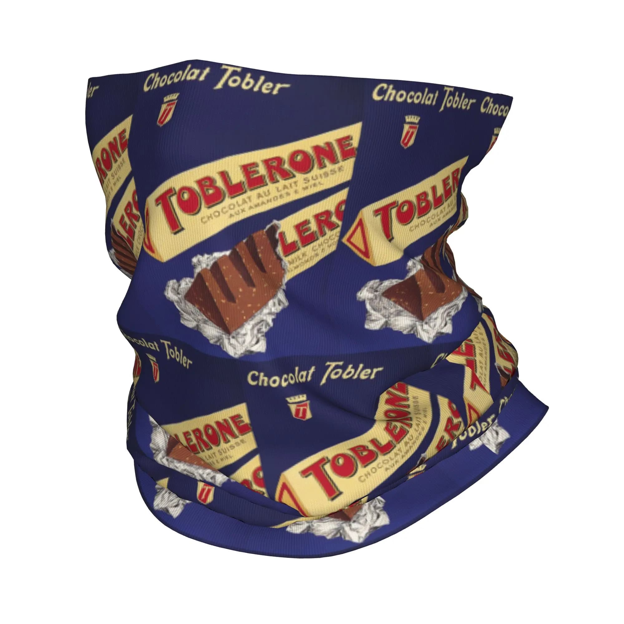 Chocolat Tobler Toblerone 1959 Tim Print Bandana Scaldacollo Printed scarf for face Hot face mask Open air sports Unisex Adult