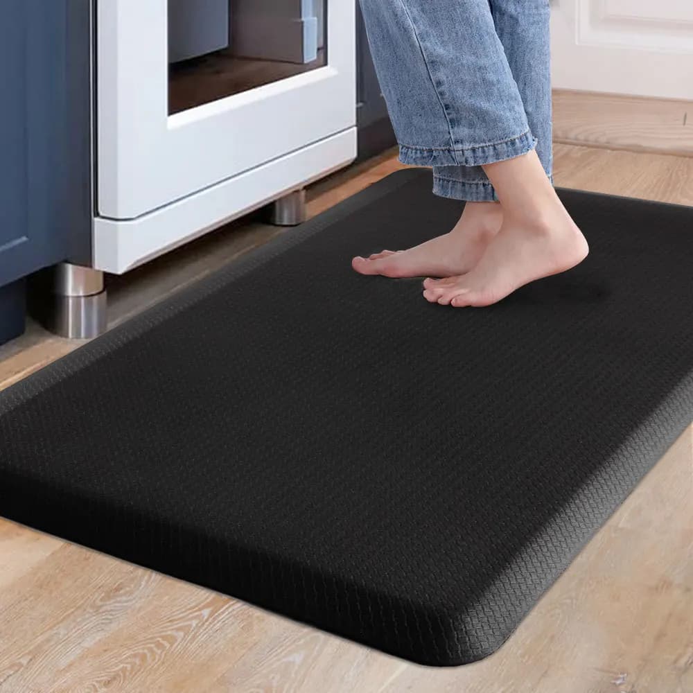 Tappetino Antifatica Spesso e Imbottito per Cucina, Impermeabile, Antiscivolo, Ergonomico in PVC