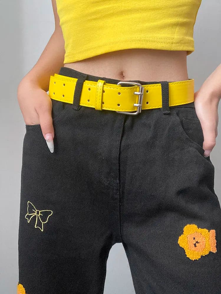 2026 Retro Double Row Belt, High Street Unisex Jeans Belt
