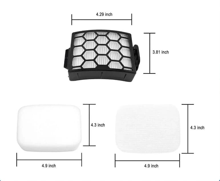 Adatto per filtro a cartuccia per aspirapolvere Shark UV850 UV900 NV602UK NV702UK, filtro in cotone