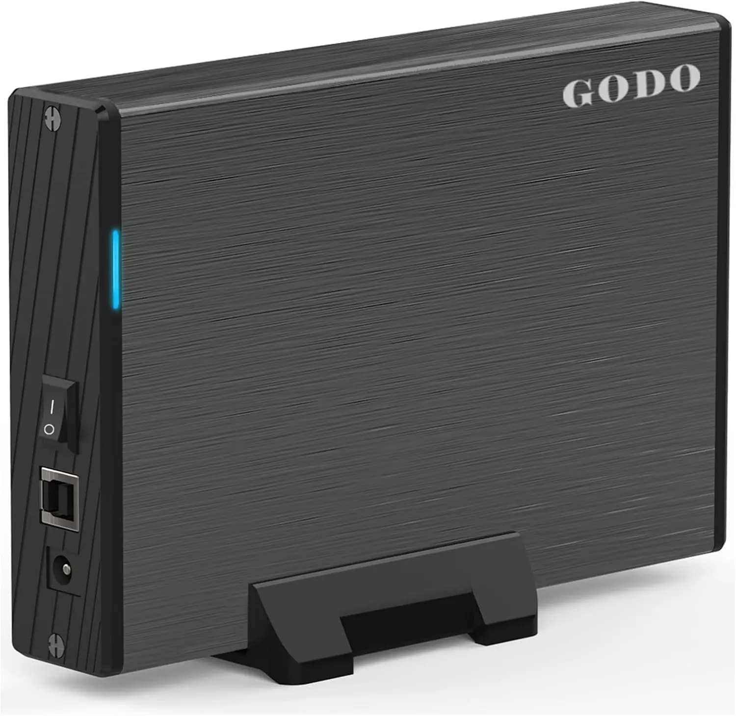 Box esterno per disco rigido da 3,5 pollici USB 3.0, docking verticale con supporto per HDD/SSD SATA, custodia in lega di alluminio, supporta fino a 18 TB con UASP, alimentatore