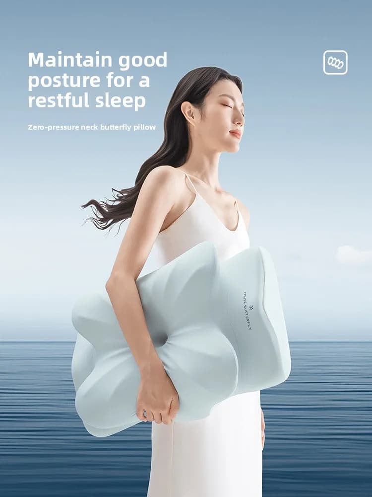 Cuscino Ergonomico a Forma di A per Chi Dorme sul Fianco, Sollievo Profondo dalla Pressione, Supporto per il Collo, Ausilio per il Sonno degli Adulti, Ingegneria Umana